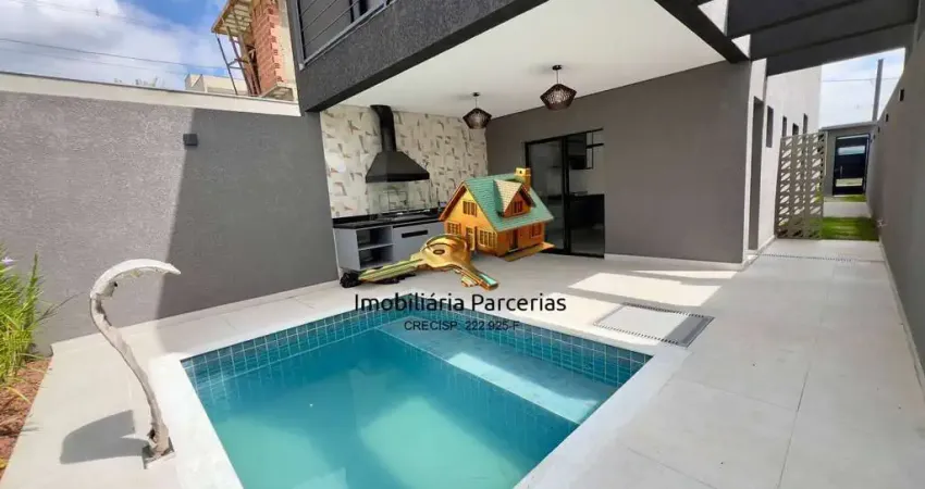 Belíssima casa condomínio villas do jaguari a venda, piscina+área gourmet!