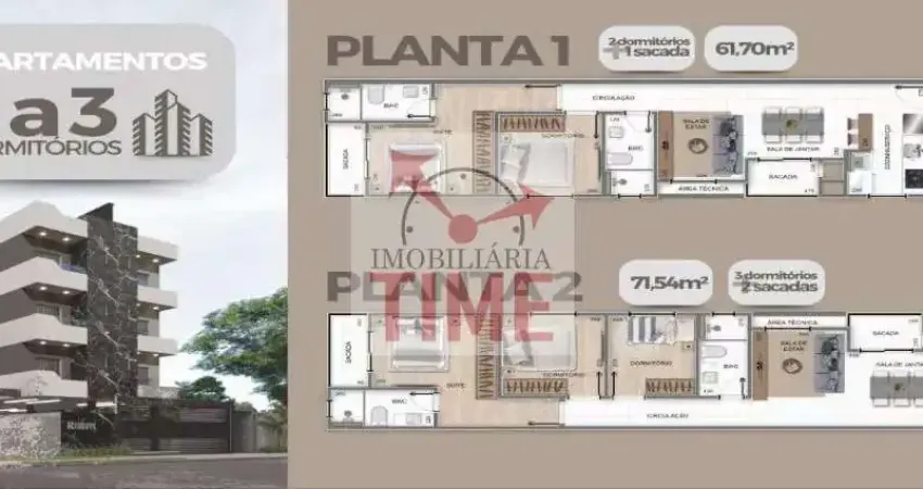Apartamento com 2 dormitórios à venda, 61 m² por r$ 485.000,00 - centro - pinhais/pr