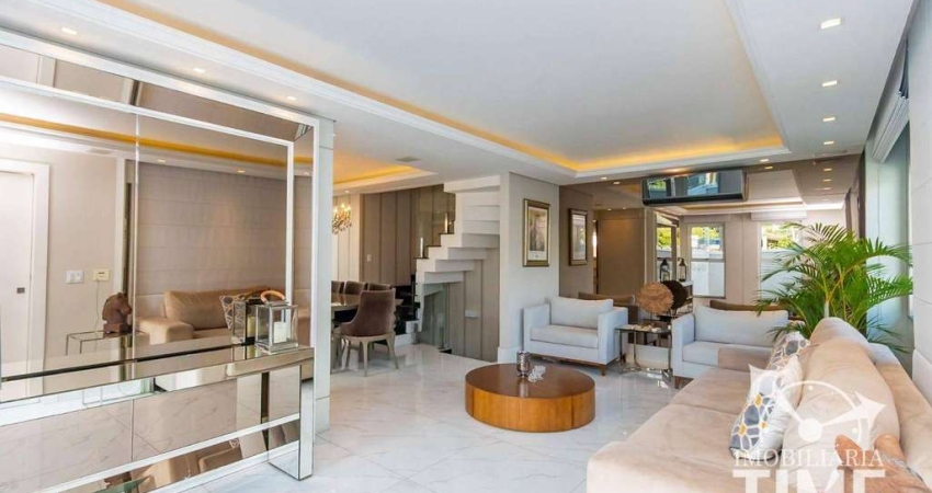 TRIPLEX MOBILIADO COM PISCINA AQUECIDA E LAREIRA À VENDA NO BARREIRINHA