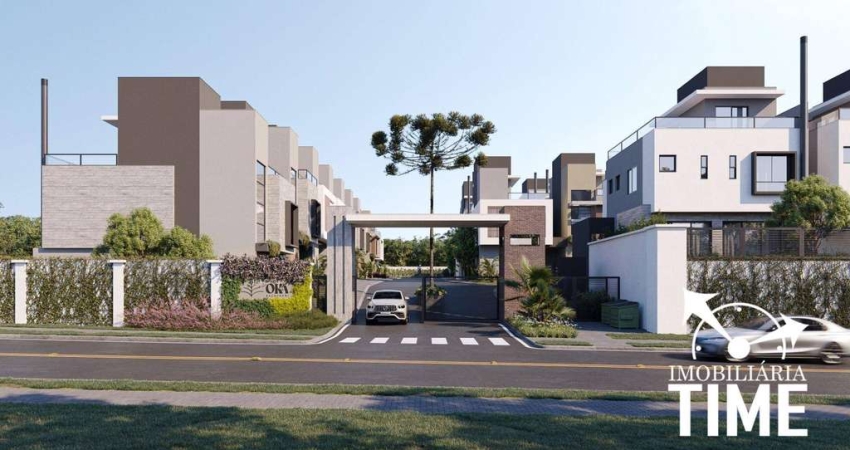 Casa Triplex alto padrão no Bacacheri – 3 Suítes, Ático, Condomínio Fechado