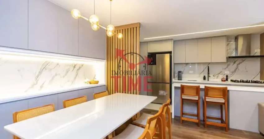 Apartamento pronto para morar, 3 quartos, 128m² alto padrão condomínio clube no bacacheri