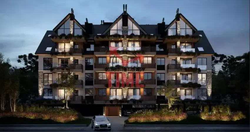 Apartamento com 2 quartos (2 suítes) à venda no topo residencial em gramado