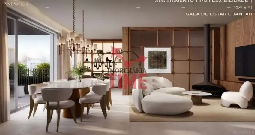 Apartamento com 3 quartos (1 suíte) à venda no the pineyards no cabral