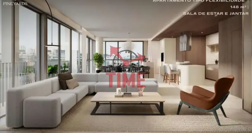 Apartamento com 3 quartos (1 suíte) à venda no the pineyards no cabral