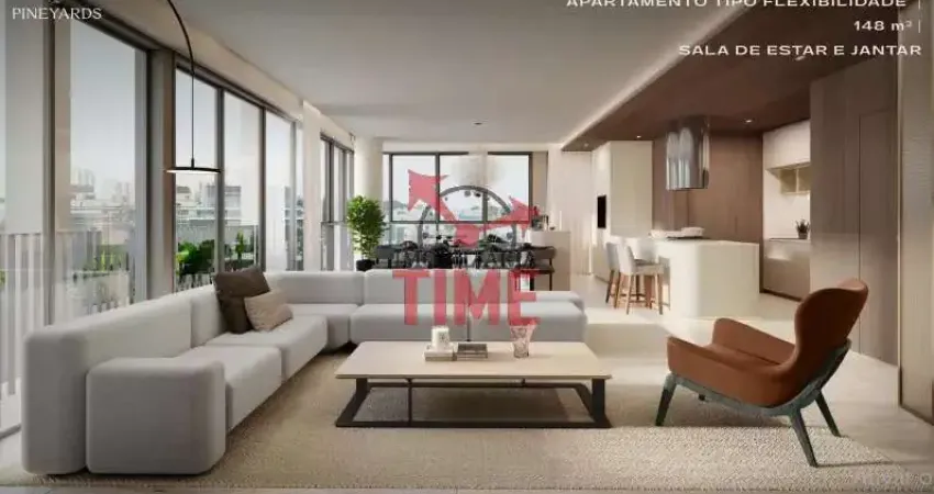 Apartamento com 3 quartos (1 suíte) à venda no the pineyards no cabral