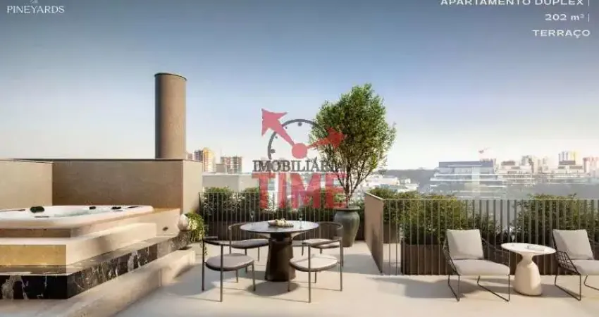 Cobertura duplex com 4 suítes à venda no the pineyards no cabral