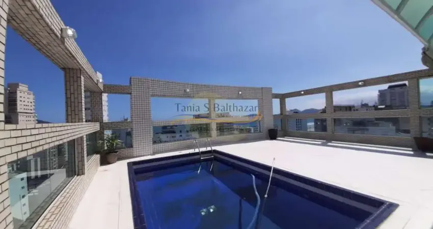 Cobertura com 3 Dormitórios, sendo 1 Suíte, com Piscina Privativa, a venda - Gonzaga - Santos/SP