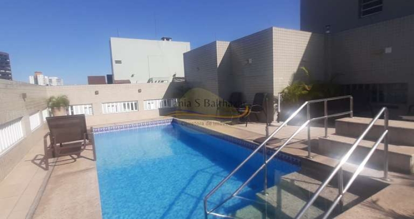 Apartamento de Frente - Prédio com Lazer - Bairro - Vila Mathias, em Santos/SP