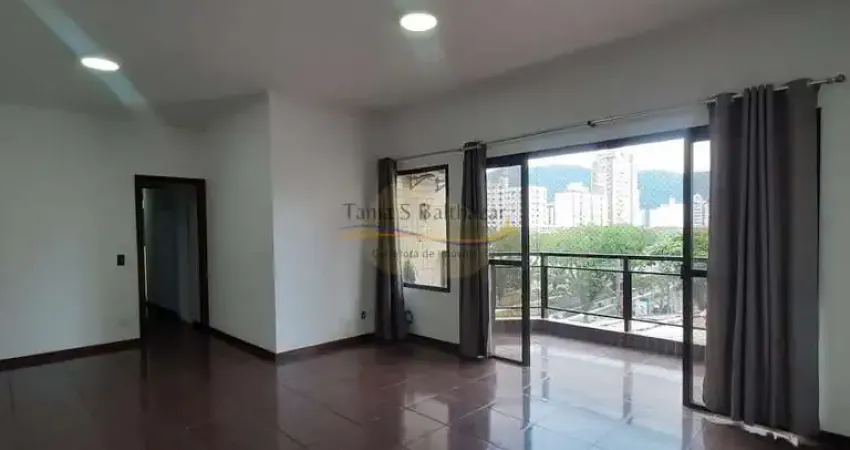 Apartamento - Frente - Vista Livre. Bairro Campo Grande, em Santos/SP.