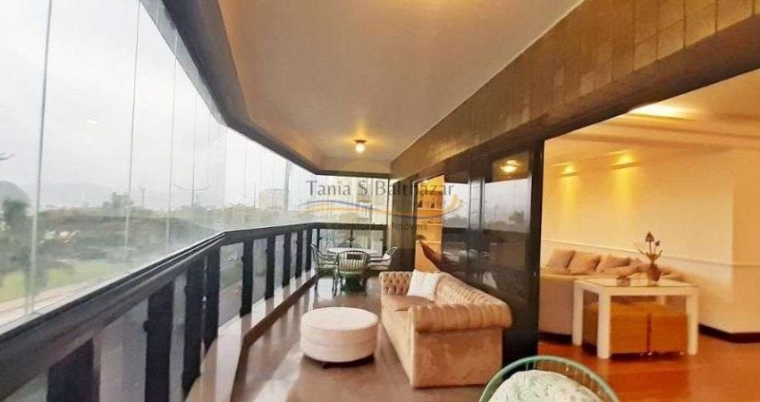 Apartamento Alto Padrão, Frente, com Vista Ma. Bairro José Menino, em Santos.