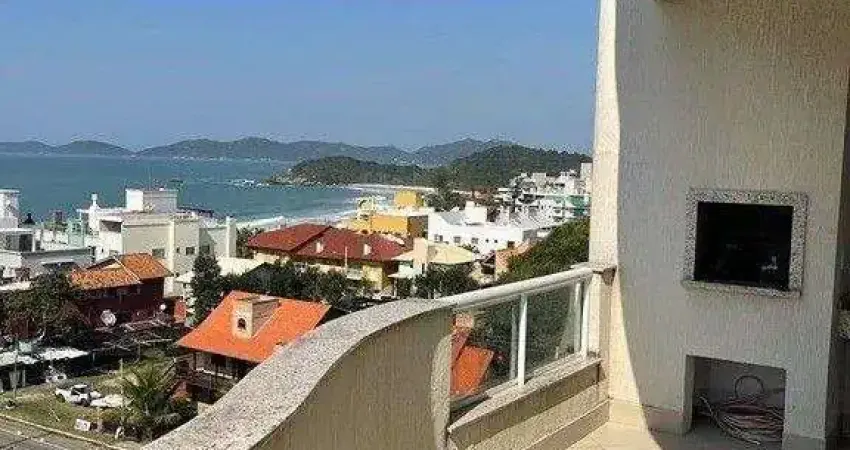 Cobertura mobiliada com vista para o mar com 03 suítes, com 02 garagens em bombinhas