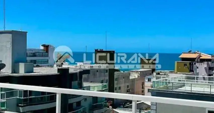 Cobertura duplex com  vista mar com 03 quartos na praia do centro de Bombinhas