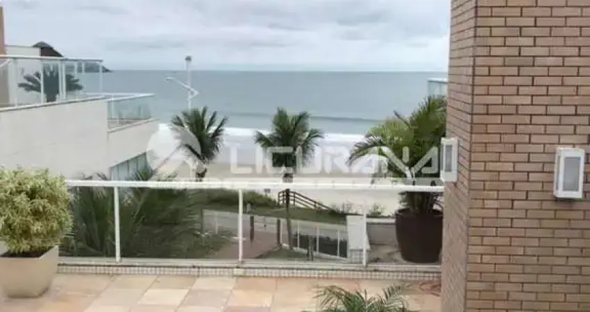 Apartamento mobiliado beira mar com 04 quartos e 03 garagens na praia de bombas