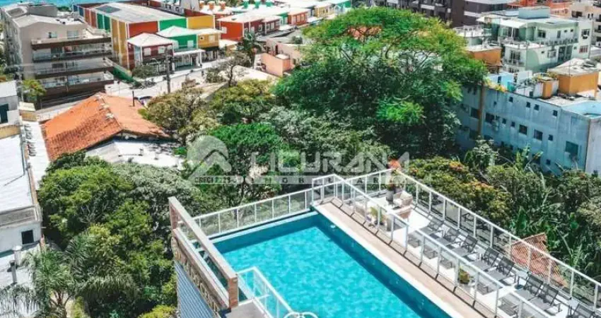 Flat/Studio Compacto com Varanda, no Apart Hotel Vila do Centro