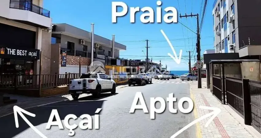 Oportunidade de investimento na praia de bombas, em apartamento à 50 metros da praia de bombinhas.