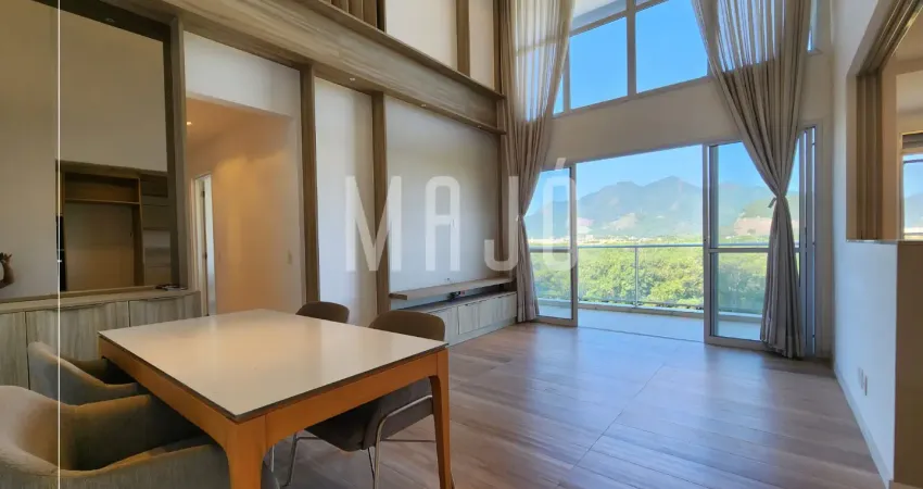 Duplex sofisticado 2 suítes na Barra da Tijuca – conforto, acabamento impecável e lazer de alto nível.