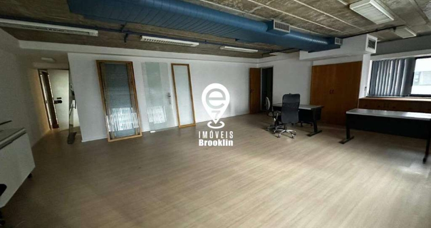 Conjunto comercial para Locação 70m2 com 2 banheiros e 3 vagas apenas 800m da estação Berrini