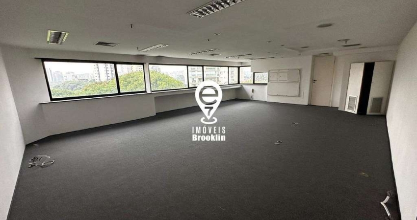 Conjunto comercial para Locação 70m2 com 2 banheiros e 3 vagas apenas 800m da estação Berrini