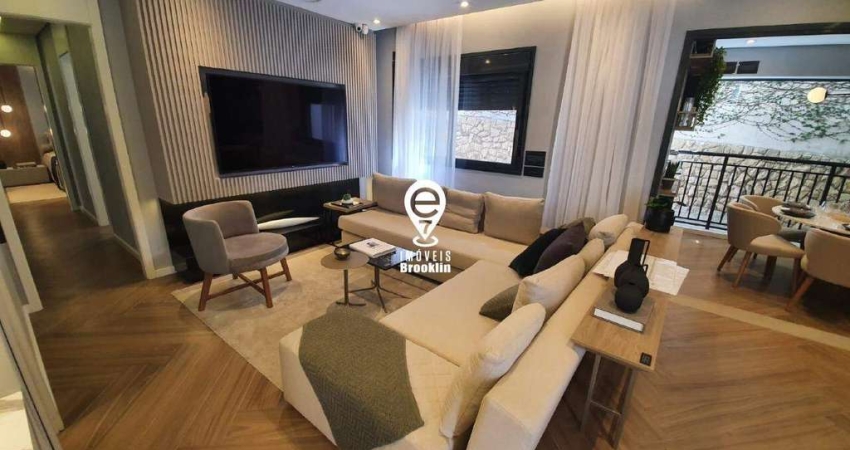 Apartamento à venda, 2 quartos, 2 suítes, 2 vagas, Brooklin Paulista - São Paulo/SP