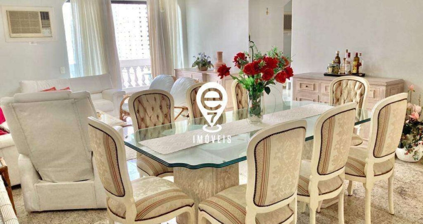 LINDO APARTAMENTO PARA LOCAÇÃO DE 4 DORMITÓRIOS 3 SUITES NO GUARUJA! MOBILIADO