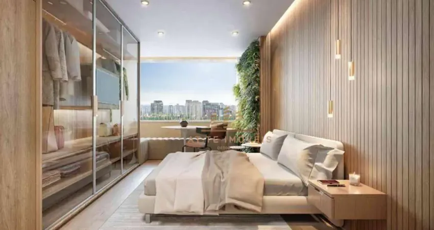 Studio com 1 dormitório, banheiro com janela - ao lado do metro oscar freire