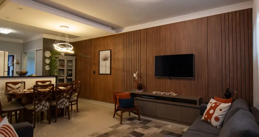 Casa àcasa no residencial real park sumaré, com 3 quartos, com 124 m²