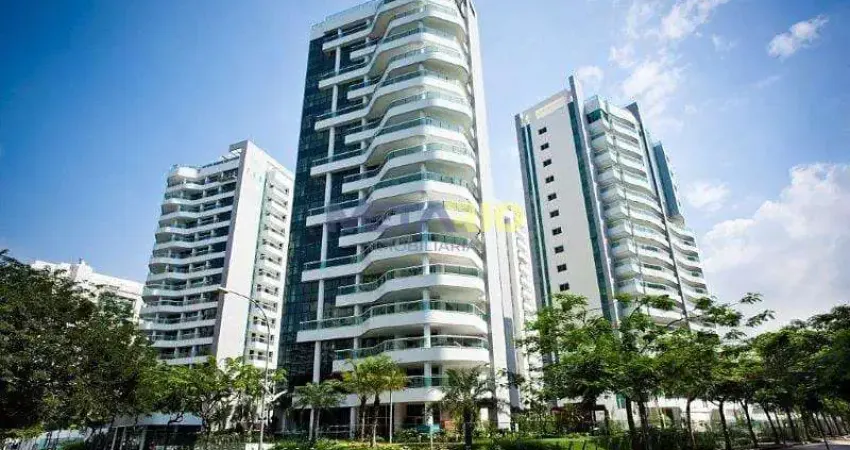 Apartamento com 4 dormitórios à venda, 402 m² por r$ 5.473.600 - barra da tijuca - rio de janeiro/r