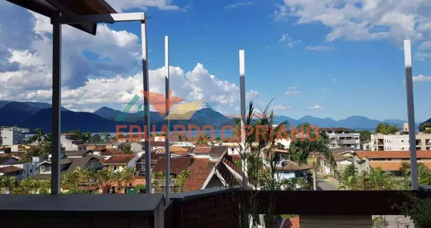 Apartamento duplex com 3 dormitórios à venda, 121 m² por r$ 1.200.000,00 - acarau - ubatuba/sp