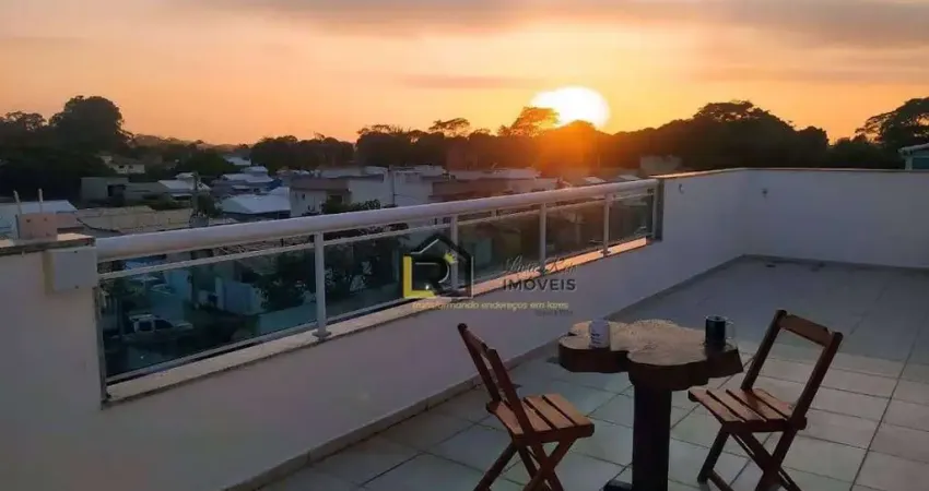 Cobertura com 2 dormitórios à venda, 64 m² por r$ 237.000,00 - recanto - rio das ostras/rj