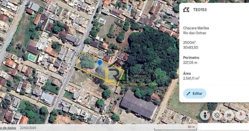 Terreno Residencial à venda, Chácara Mariléa, Rio das Ostras - TE0004.