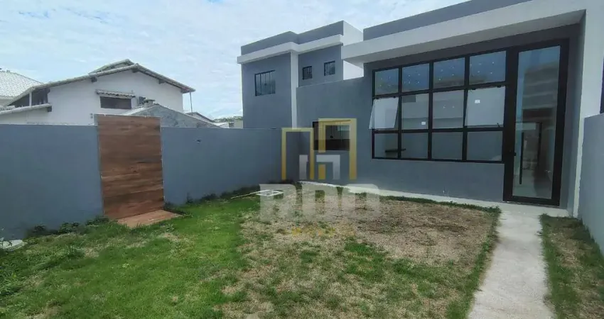 Casa linear no Extensão do Bosque com 3 quartos, Rio das Ostras