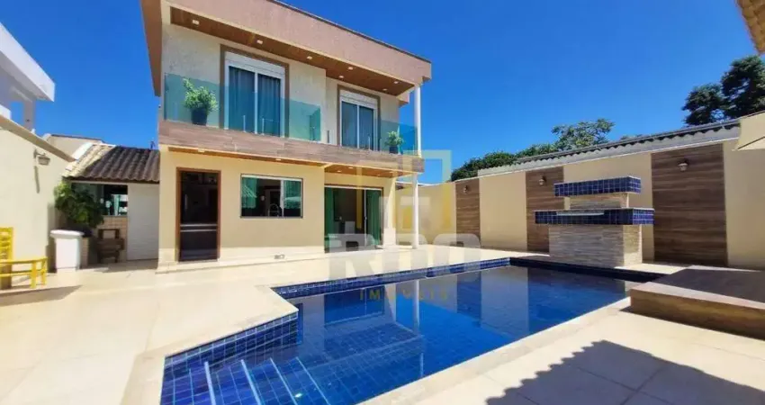 Casa de alto padrão com 3 quartos à venda, terra firme - rio das ostras/rj