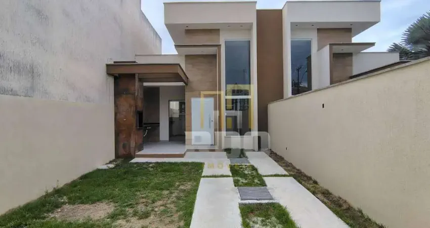 Casa linear no Costazul/Recreio em Rio das Ostras com 3 quartos
