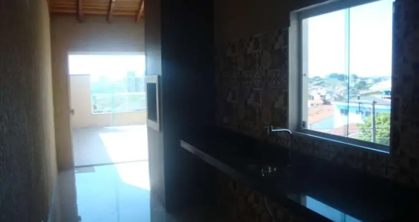 Cobertura duplex para venda com 124m² vila scarpelli - santo andré - sp