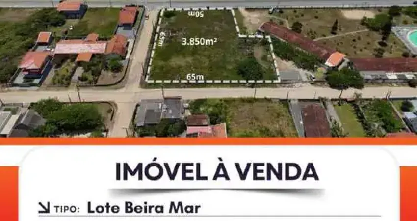 Terreno à venda na Avenida Beira Mar, Praia do Ervino, São Francisco do Sul