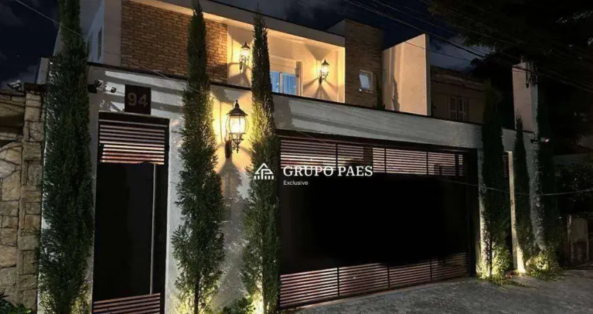 Sobrado com 4 dormitórios, 700 m² - venda por r$ 5.100.000 ou aluguel por r$ 27.900/mês - vila bertioga - são paulo/sp