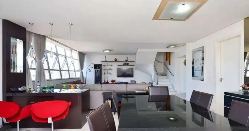 Cobertura à venda, 3 quartos, 1 suíte, 2 vagas, lourdes - belo horizonte/mg