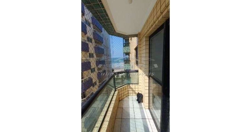 APARTAMENTO 1 DORM - SACADA - PÉ NA AREIA E VISTA MAR- JARDIM REAL - PRAIA GRANDE SP