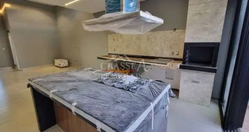 Casa terrea em condominio fechado com 03 suites e 04 vagas no bairro recreio anhanguera