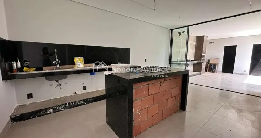 Casa térrea à venda EM CONSTRUÇÃO no condomínio Campos do Conde II bairro João Aranha na cidade de Paulínia/SP.