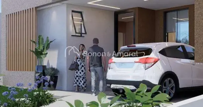 Casa térrea nova à venda no Condomínio Residencial Club Santorini, Paulínia