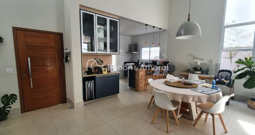 Casa térrea com 3 suítes, living integrado, espaço gourmet, 204 m² no Zermatt, Swiss Park