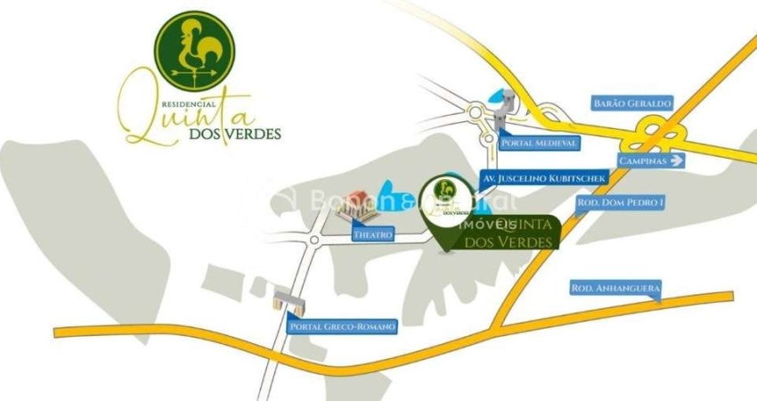 Terreno no condomínio Quinta dos Verdes em Paulínia