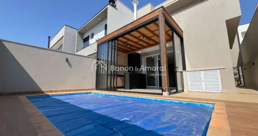 Sobrado para locação no condomínio terras da estância, vila monte alegre, paulínia.