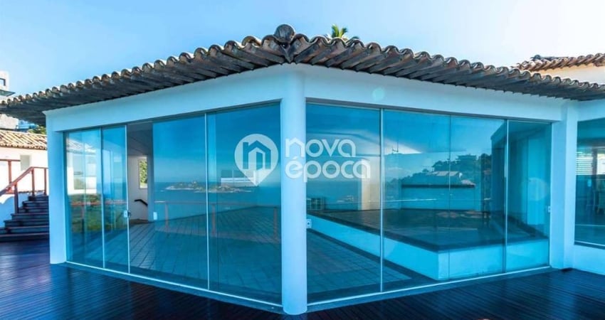 Joá | Casa 6 quartos, sendo 4 suites