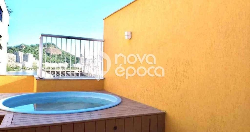Cobertura com 1 quarto à venda na Rua Custódio Serrão, Lagoa, Rio de Janeiro