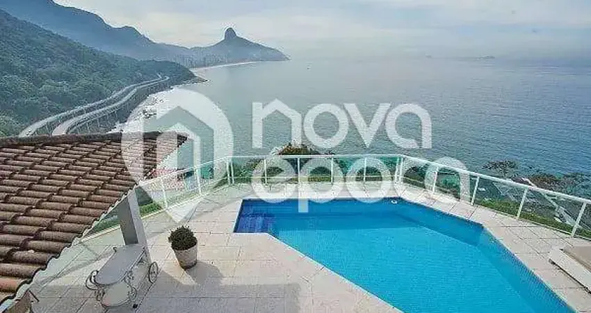 Joá | Casa 5 quartos, sendo 5 suites
