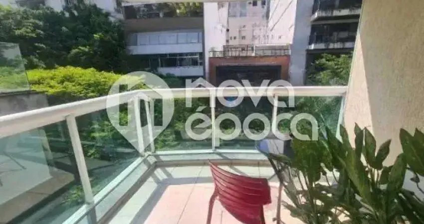 Flat com 1 quarto à venda na Rua Custódio Serrão, Lagoa, Rio de Janeiro