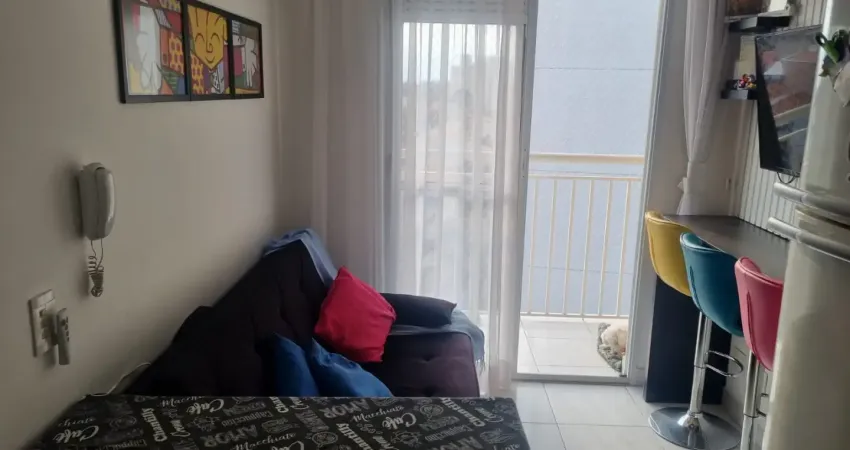 Apartamento Aconchegante com 29m² varanda, um charme, com suíte e 1 Quarto.