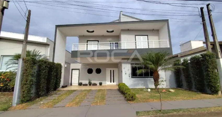 Casa de luxo em condomínio com piscina e campo de futebol no Eldorado, São Carlos